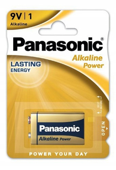 BATERIA PANASONIC ALKALICZNA 9V 6LR61