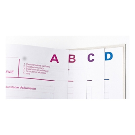 TECZKA AKT OSOBOWYCH A4 BIGO OCZKOWA KARTONOWA 10SZT.