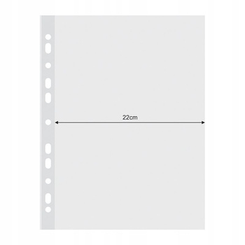 KOSZULKI NA DOKUMENTY A4 DONAU, POSZERZANE, KRYSTALICZNE 120MIKR., 25SZT.