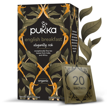 Herbata Pukka Elegant English Breakfast Bio 20 saszetek czarna, ekologiczna