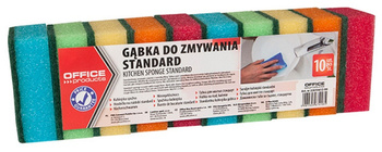 GĄBKA DO ZMYWANIA, ZMYWAK KUCHENNY OFFICE PRODUCTS 10SZT.