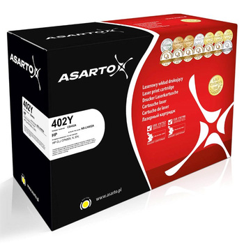 Toner Asarto do HP 402Y CB402A na 7500 stron żółty