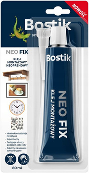 KLEJ MONTAŻOWY BOSTIK NEO FIX , TUBKA 80ML