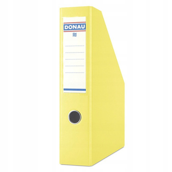 POJEMNIK NA DOKUMENTY PP A4 7,5CM ŻÓŁTY