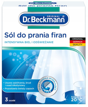 Proszek do wybielania firan Dr Beckmann Gardinen Weiss 3x40g