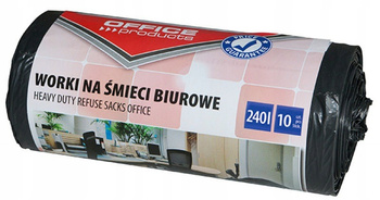 WORKI NA ŚMIECI OFFICE PRODUCTS MOCNE 240L LDPE