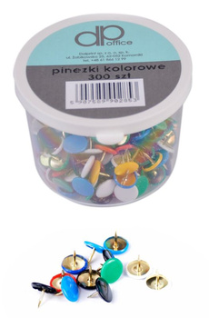 PINEZKI KOLOROWE DALPRINT W POJEMNIKU, 300SZT