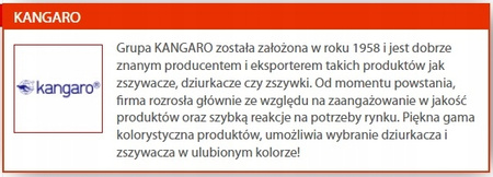 ZSZYWACZ KANGARO NOWA-10/S  DO 15 KARTEK BEŻOWY