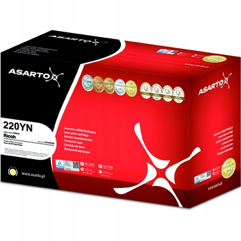 Toner Asarto do Ricoh 220YN 406055 na 2000 stron żółty