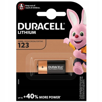 Bateria Photo Litowa Duracell CR123 Ultra M3