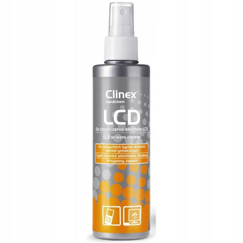 PŁYN DO CZYSZCZENIA EKRANÓW CLINEX LCD 200 ML