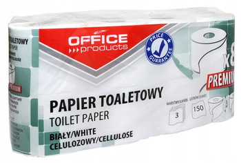 PAPIER TOALETOWY CELULOZOWY PREMIUM 8SZT OFFICE PRODUCTS