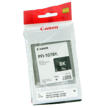 Canon PFI-107BK tusz do iPF670/680/685 czarny wysokowydajny wkład do drukarki
