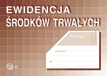 DRUK EWIDENCJA ŚRODKÓW TRWAŁYCH K-9, A4