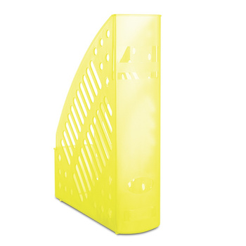 POJEMNIK NA DOKUMENTY AŻUROWY DONAU, TRANSPARĘTNY ŻÓŁTY