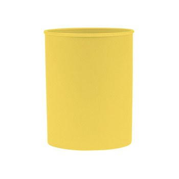 Przybornik na długopisy, pojemnik pastel żółty