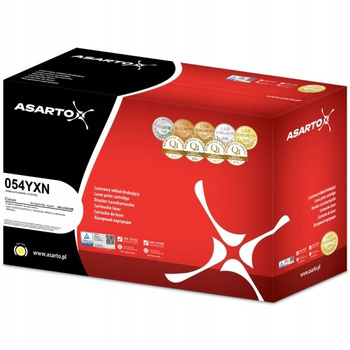 Toner Asarto do Canon 054YXN 3025C002 na 2300 stron żółty