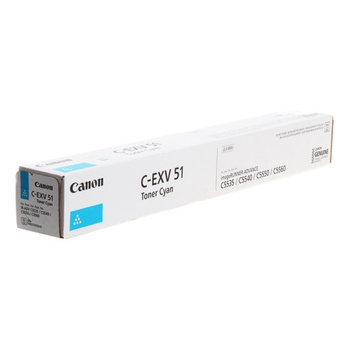 Toner Canon CEXV51C  do iR C5535i, C5540i, C5550i, C5560i, DX C5735i, C5740i, C5760i  na 60tyś. str. niebieski