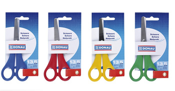 Donau Soft Grip nożyczki biurowe 21 cm czarno-niebieskie