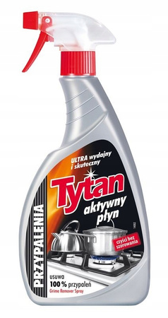 PŁYN DO USUWANIA PRZYPALEŃ TYTAN, SPRAY, 500g