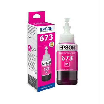 Tusz Epson T6733 C13T67334A do L800, L1800, L805, L850 czerwony