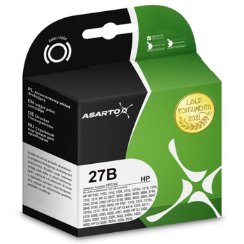 Tusz Asarto do HP 27 C8727AE DeskJet 3320 czarny