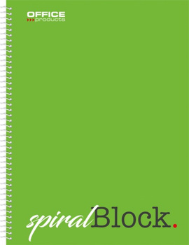 Kołonotatnik Kołozeszyt Kołonotes A4 80 kartek w kratkę z metalowa spiralą