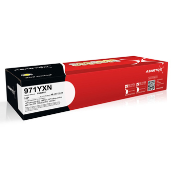 Tusz Asarto do HP 971YXN CN628AE  Pro X451 X576 żółty