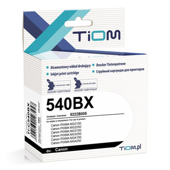 Tusz Tiom do Canon PG-540XL 5222B005 PIXMA MG2150 czarny