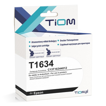 Tusz Tiom do Epson T1634 C13T16344012 WF 2510 żółty