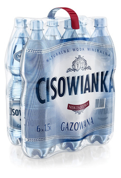 CISOWIANKA WODA GAZOWANA 6x1,5L