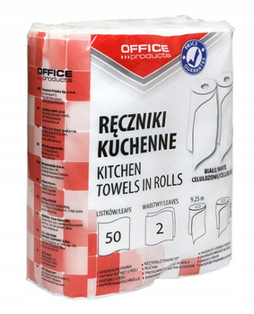 RĘCZNIKI KUCHENNE CELULOZOWE OFFICE PRODUCTS 2 ROLKI