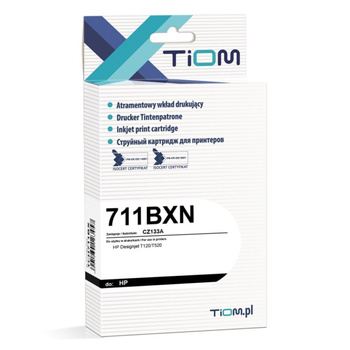 Tusz Tiom do HP 711BXN CZ133A DesignJet T120 T520 czarny