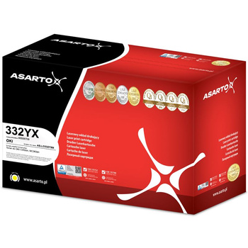 Toner Asarto do Oki C332dn MC363dn 46508709 żółty