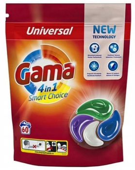 GAMA Smart Universal kapsułki do prania, 60 szt.