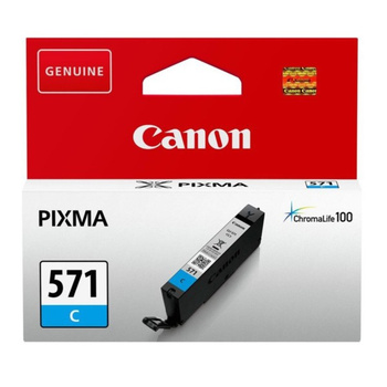 Tusz Canon CLI-571C do Pixma MG-5750, 6850, 7750 niebieski