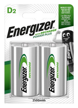 AKUMULATOR ENERGIZER POWER PLUS, D, HR20, 1,2V, 2500MAH, 2SZT.