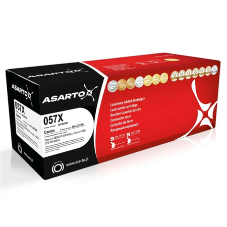 Toner Asarto do Canon 057X, 3010C002 na 10000 stron czarny