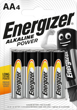 Bateria alkaliczna AA / LR6 Energizer Alkaline Power, 4 sztuki