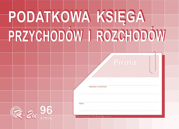 DRUK PODATKOWA KSIĘGA PRZYCHODÓW I ROZCHODÓW A4, K-2U