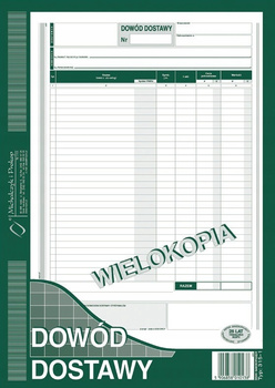 DRUK DOWÓD DOSTAWY A4, 315-1