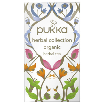 Herbata Pukka Herbal Collection Bio 20 torebek zestaw herbat ziołowych ekologicznych