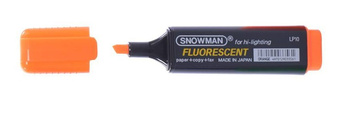 ZAKREŚLACZ SNOWMAN FLUORESCENT POMARAŃCZOWY