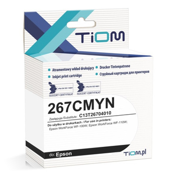 Tusz Tiom do Epson 267CMYN C13T26704010 WF-100 kolorowy