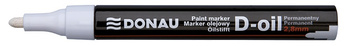MARKER OLEJOWY DONAU D-OIL, OKRĄGŁY, 2,8MM, BIAŁY