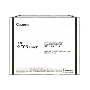 Toner Canon T03 do  IR Advance  DX 527, DX 617, DX 717 na 51 000 stron, czarny