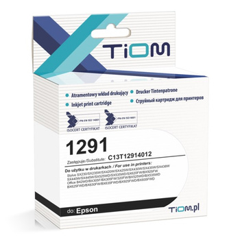 Tusz Tiom do Epson 1291 C13T12914012 Stylus BX925 czarny