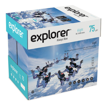 Papier ksero EXPLORER A4 75g Karton 5 Ryz