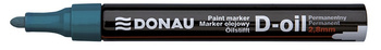 MARKER OLEJOWY DONAU D-OIL, OKRĄGŁY, 2,8MM, ZIELONY