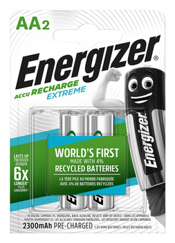 BATERIA AKUMULATOR ENERGIZER EXTREME, AA, HR6, 1,2V, 2300MAH, 2SZT.